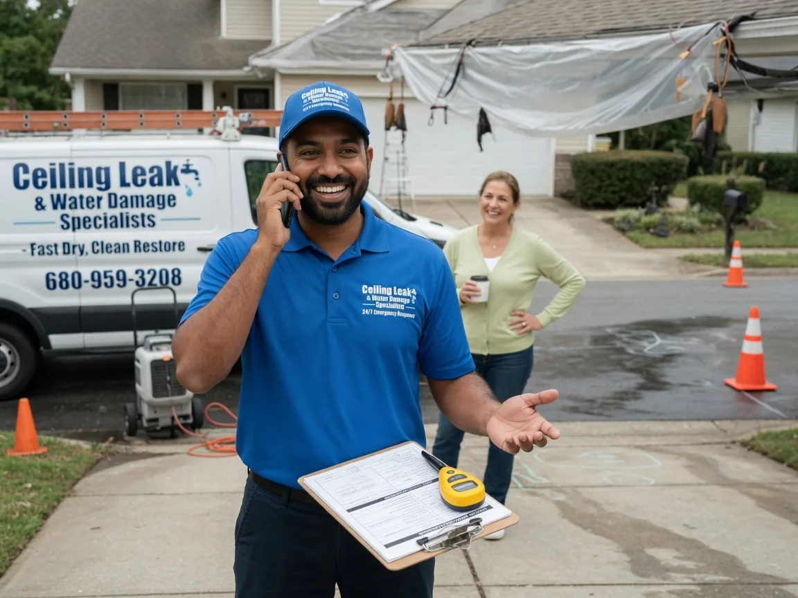 Ceiling Leak Cleanup Weyers Cave, VA FAQs